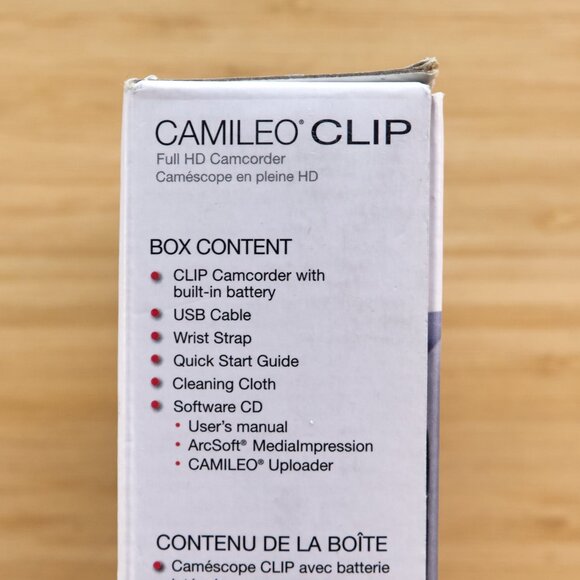 Toshiba Camileo Clip Full HD Camcorder, 16 MP Still Image, Sealed! - Picture 5 of 7